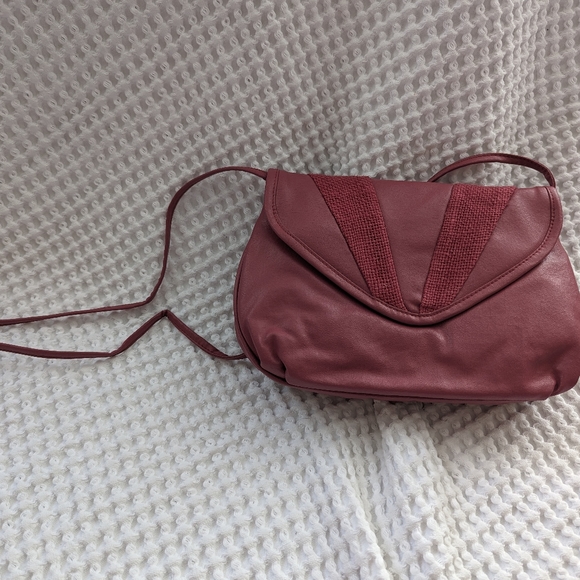 🎩Vintage Burgundy Crossbody Purse - Picture 5 of 5